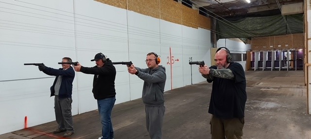 Heavy Metal SC Shooting Range Pistol Competition Participants