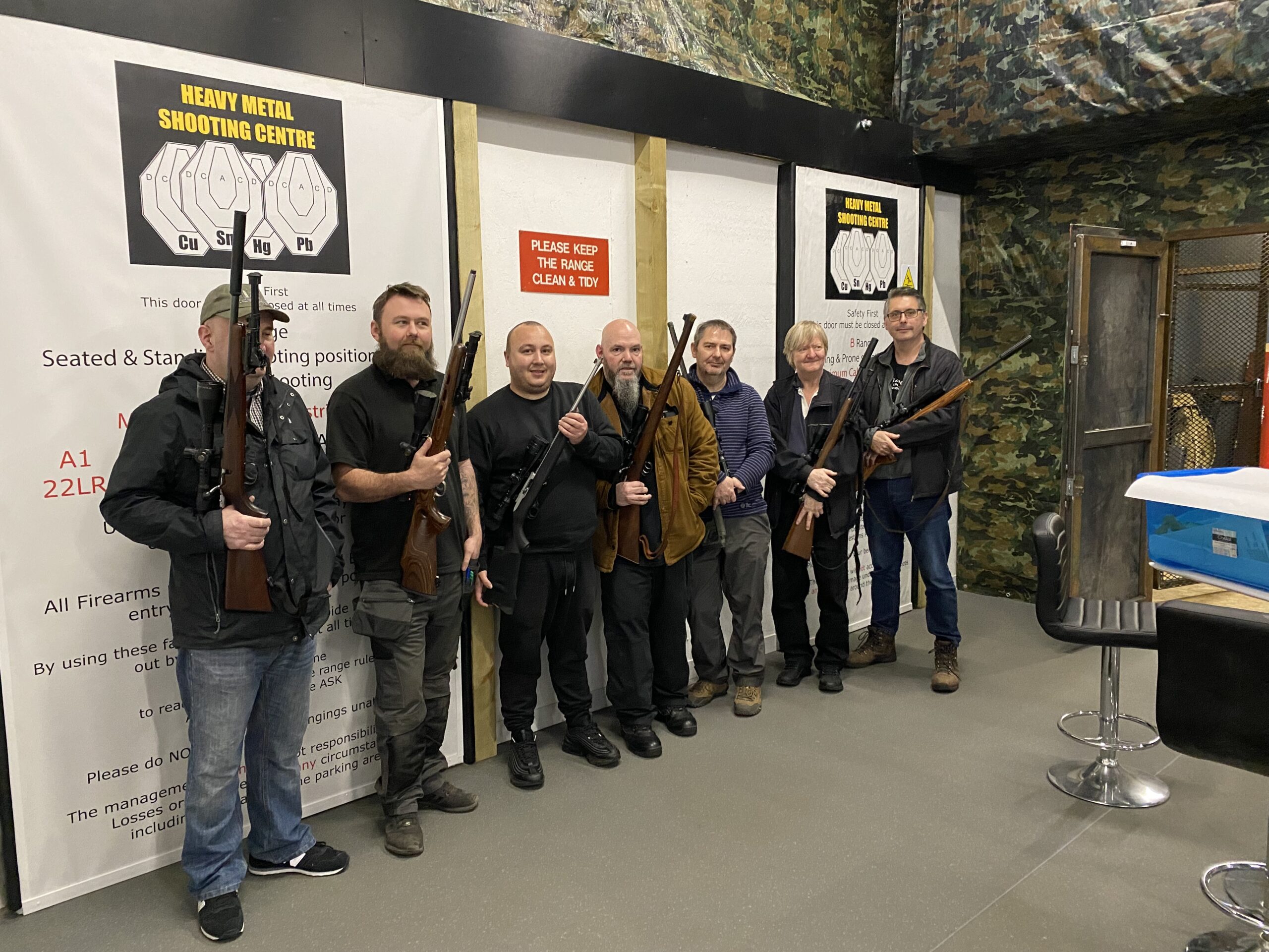 Heavy Metal Shooting Centre Rifle Competition Participants